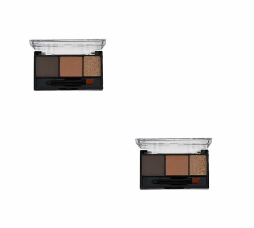 Farres cosmetics Тени для бровей Brow and Glow 1013, 3 цвета, тон 03, 2 шт