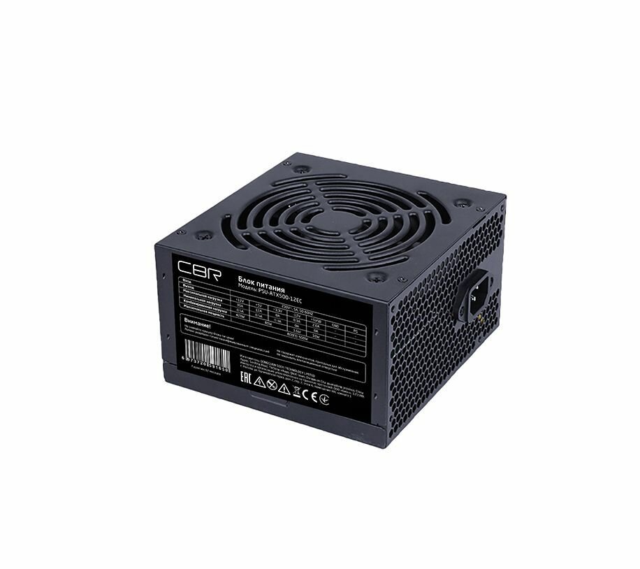 Блок питания CBR 500W PSU-ATX500-12EC