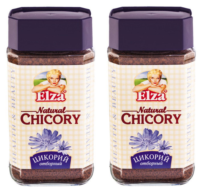 Цикорий гранулированный Elza Natural Chicory, 100 гр, 2 уп