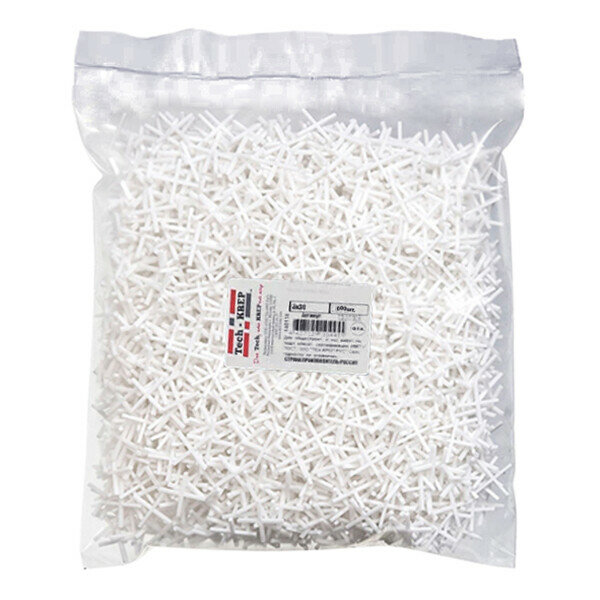 Крестики для плитки 4 мм (1000 шт.) 2526206/115240/150873 — фото 1