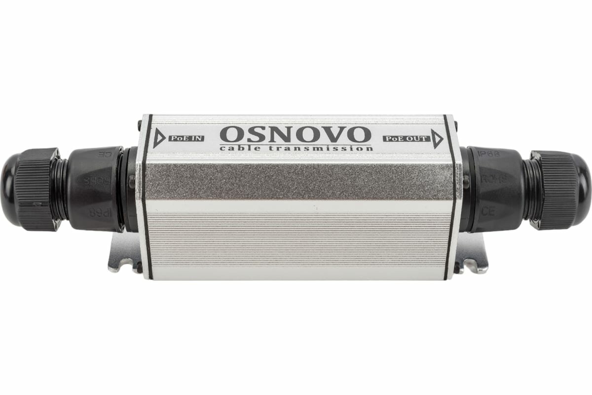 Удлинитель PoE Osnovo E-PoE/1W уличный 10M/100M Fast Ethernet до 500м