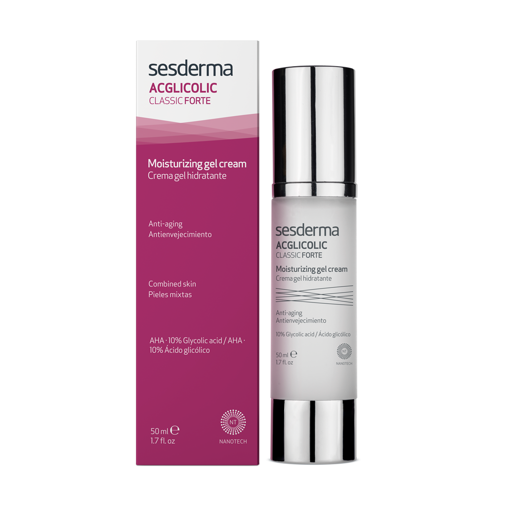 Крем-гель SESDERMA ACGLICOLIC CLASSIC FORTE увлажняющий с гликолевой кислотой, 50 мл