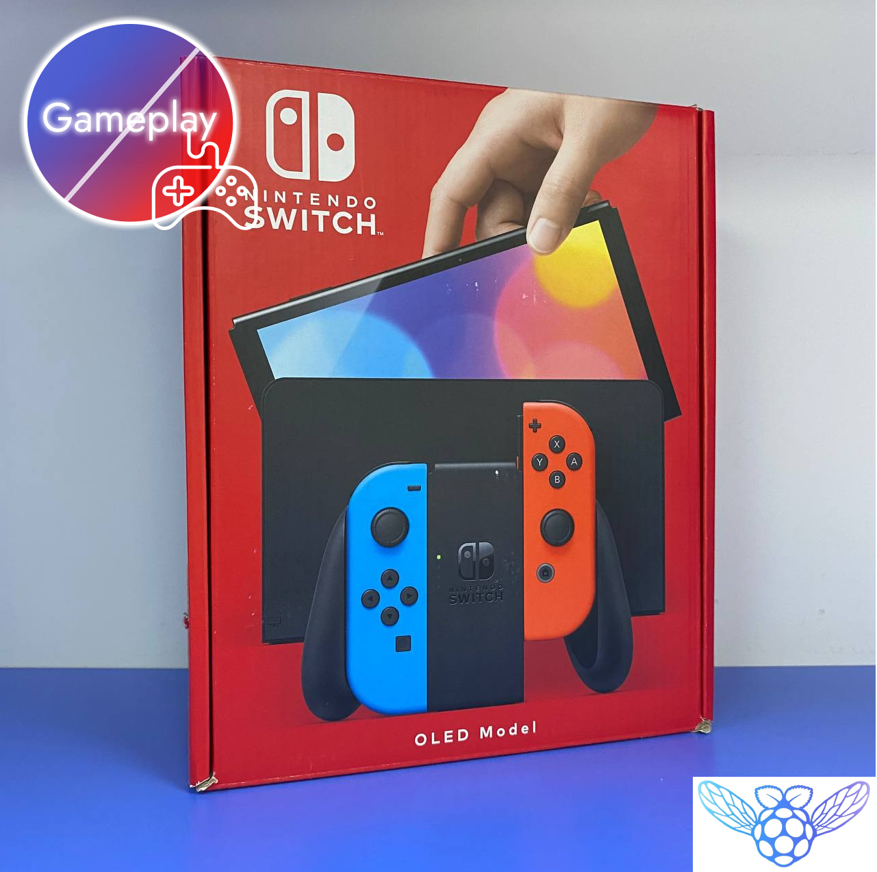 Игровая приставка Nintendo Switch OLED Neon Blue / Neon Red 256GB (Picofly)