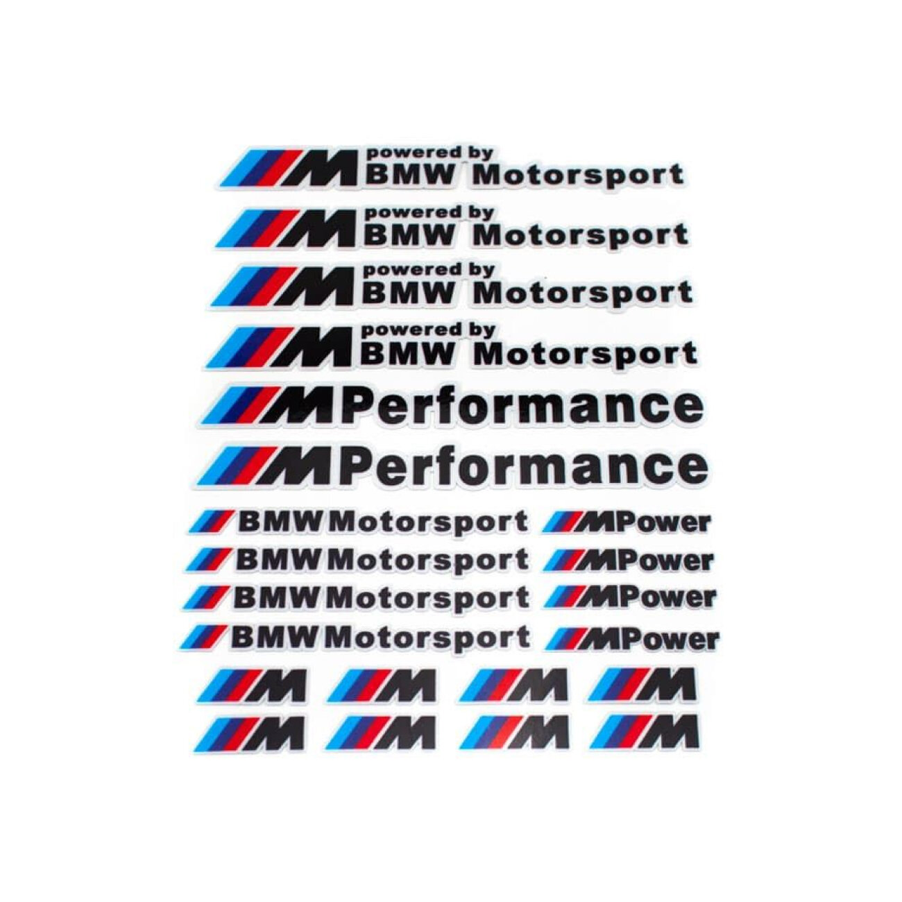 Комплект наклеек BMW M-performance