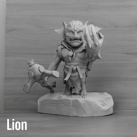 Модель Mini Lion, дота, мини лион