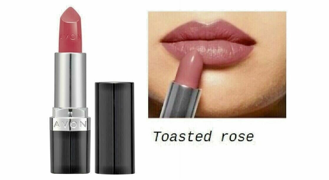 Avon Увлажняющая кремовая губная помада "Ультра", Тропический розовый/Toasted Rose