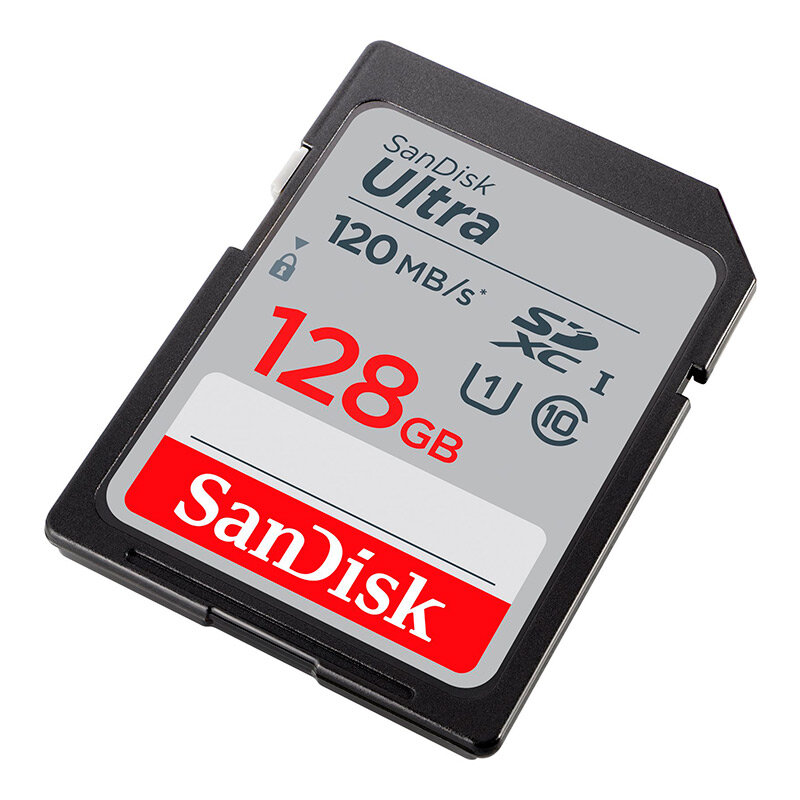 Карта памяти 128Gb - SanDisk Ultra SDXC Class 10 UHS-I SDSDUNB-128G-GN6IN