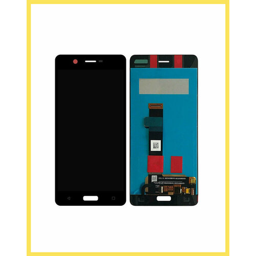 Дисплей (экран) для Nokia TA-1053 в сборе с тачскрином Черный шлейф на кнопку home для nokia 5 2017 ta 1053