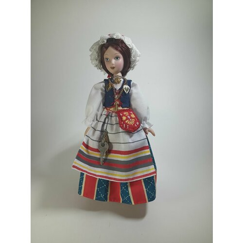 кукла коллекционная айнур в киргизском праздничном костюме доработан костюм Кукла коллекционная Анна-Лиза в финском женском костюме (доработан костюм)