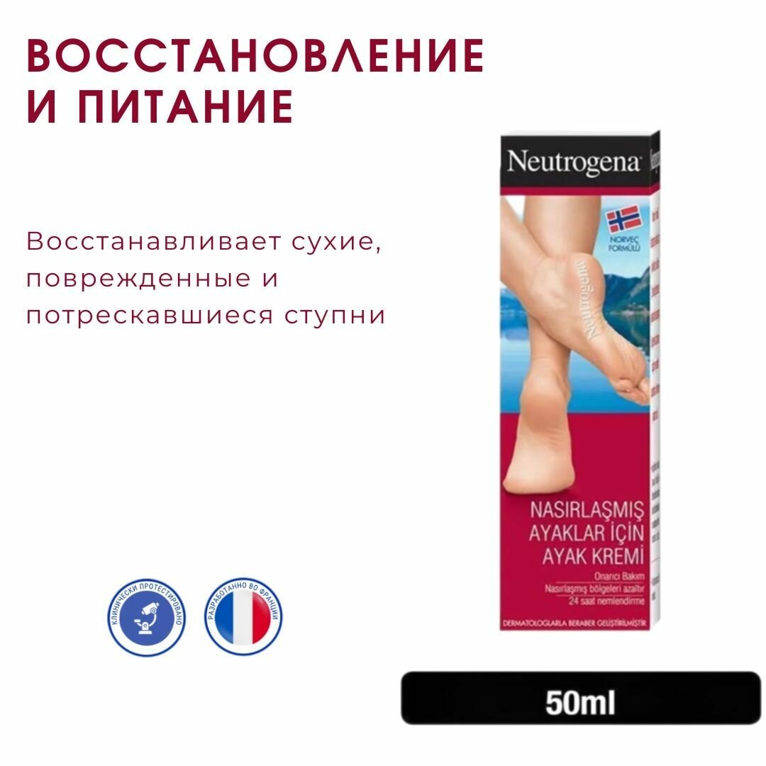 Крем для ног Neutrogena от трещин на ногах