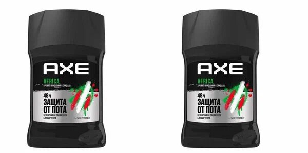 Axe Africa Антиперспирант Стик, 2 штуки по 50мл