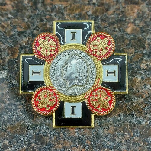 Изображение товара Знак нагрудный крест Император Петр I / Россия
