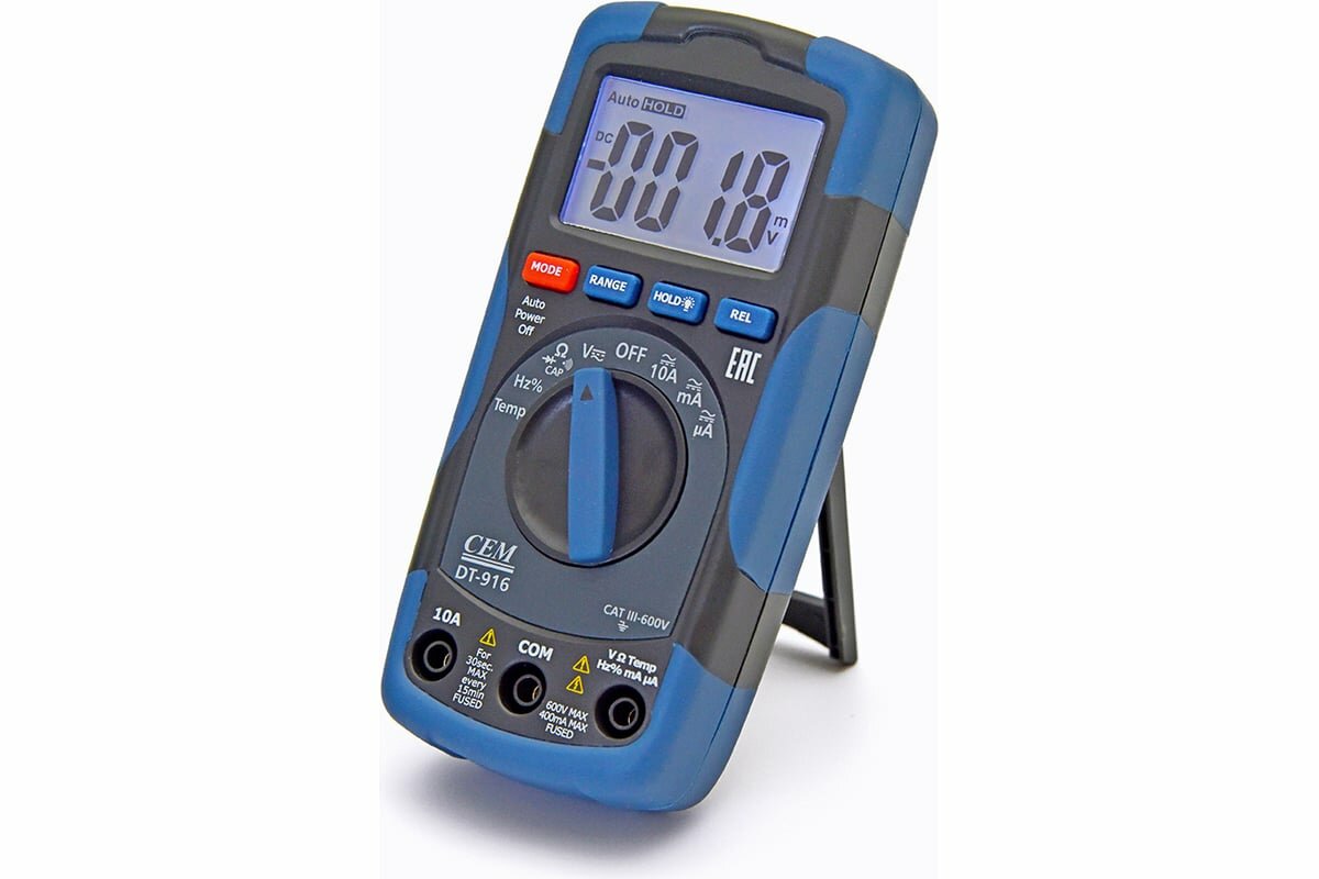 Изображение Цифровый мультиметр СЕМ DT-916 481394