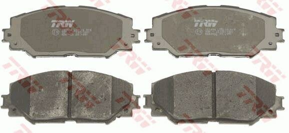Колодки тормозные передние trw gdb3425