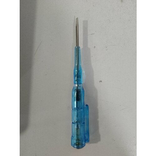 Отвертка индикаторная контактная, пластиковая рукоятка, 135 мм, до 250 В, шлицевая