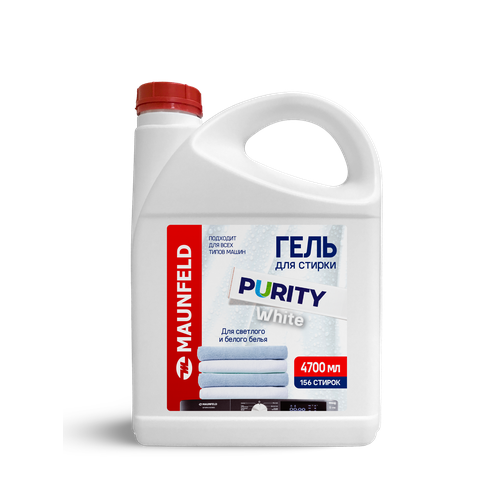 Гель для стирки Maunfeld Purity White 4700мл MWL4700PW 890₽