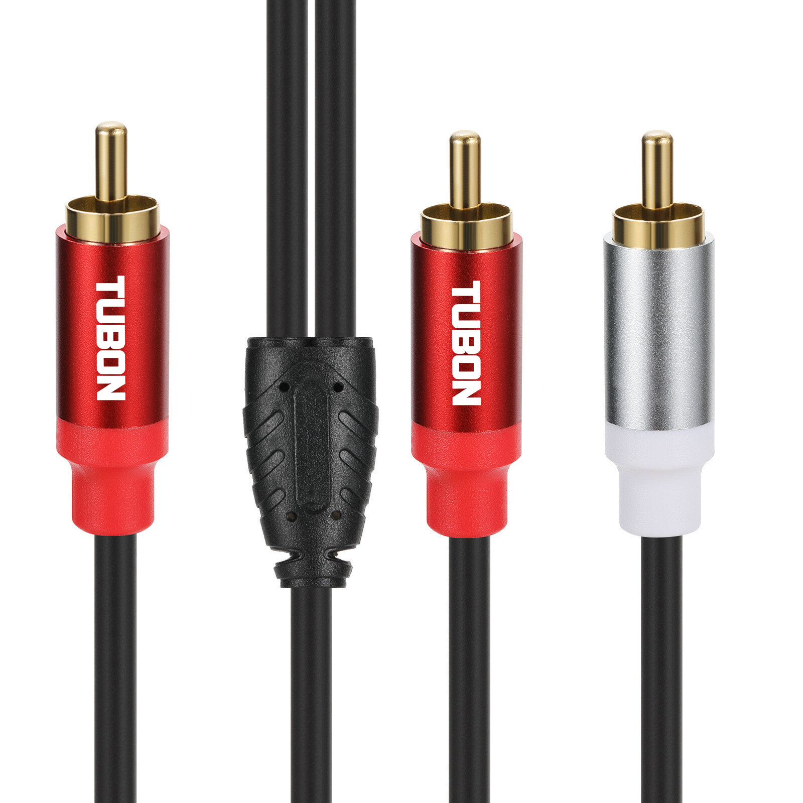 Кабель TUBON Аудио RCA (M) - 2 RCA (M) Межблочный разветвитель R2R02 0.3м