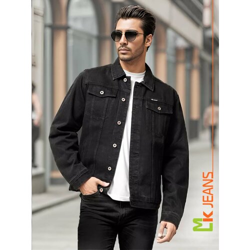 фото Куртка-рубашка mkjeans, размер xl, black