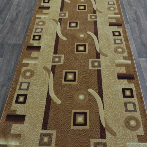 Ковровая дорожка, ковер, Фаворит, Молдавия, 42434, бежевый, 1.1*5 м