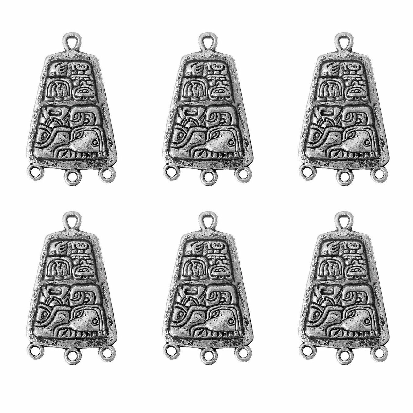 Коннектор на 3 нити "Майя" #21, 6 штук.