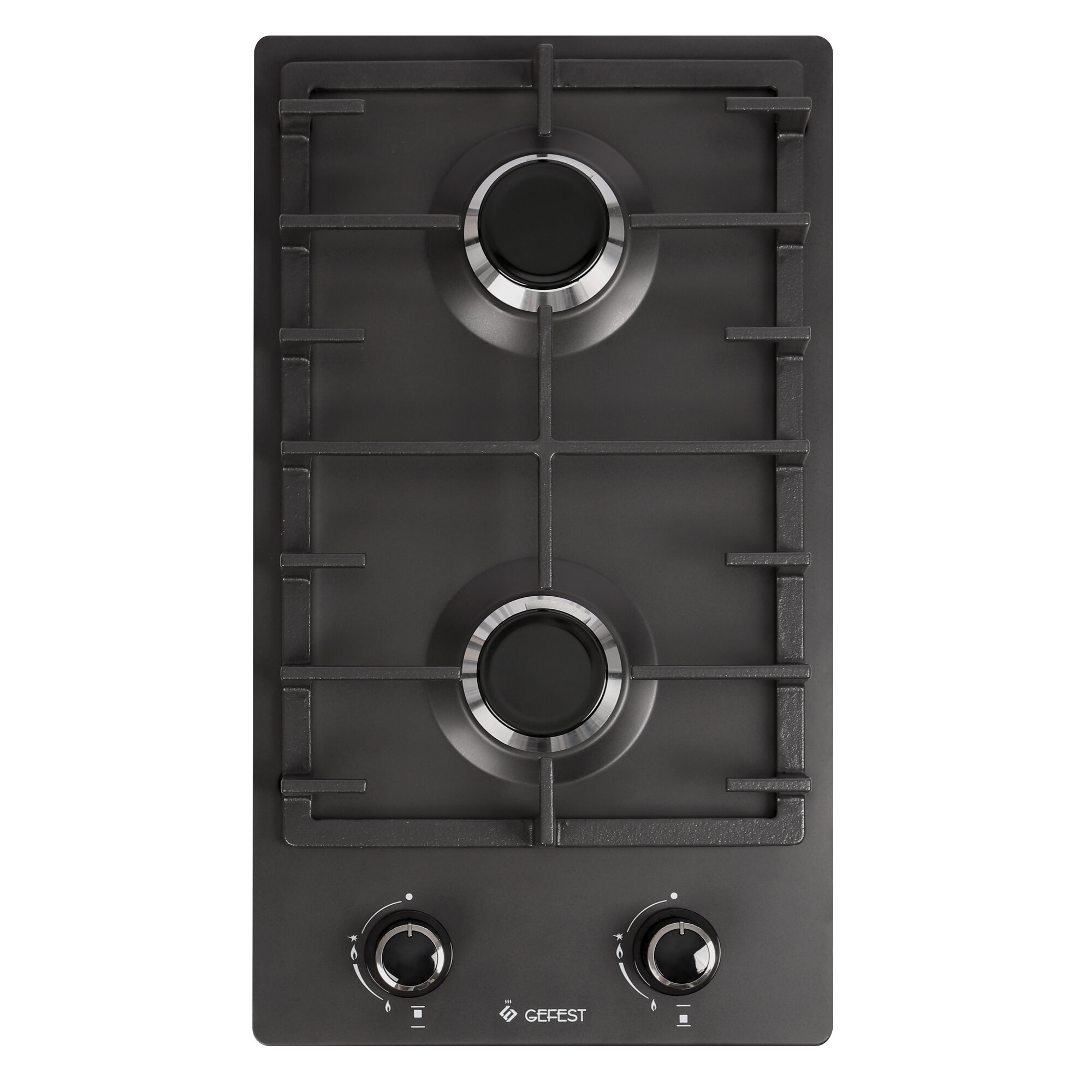 Газовая варочная панель Gefest ПВГ 1002 К2 черный (электроподжиг, газ-контроль)