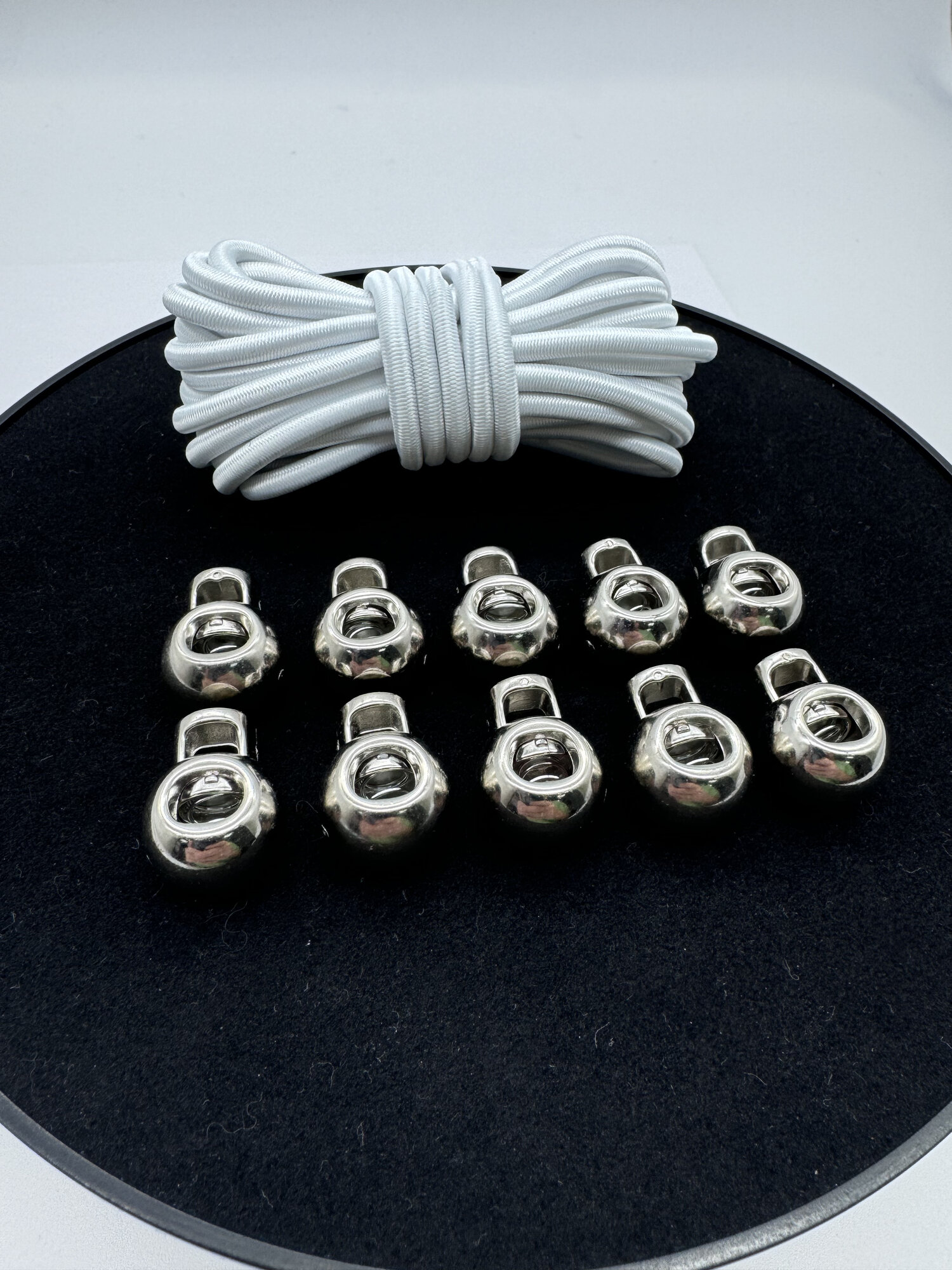 Резинка шляпная Машина швейной фурнитуры белая круглая 4м 11шт