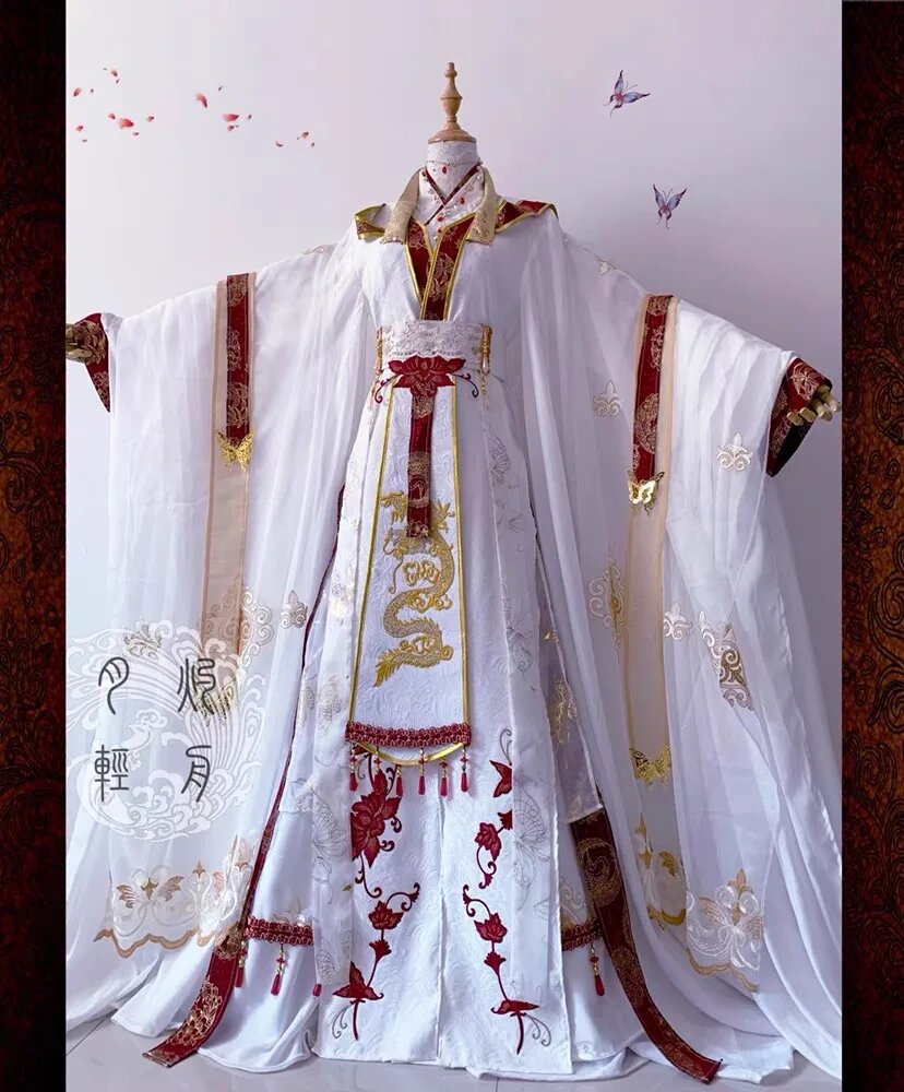 Косплей костюм Heaven Officials Blessing Xie Lian белый
