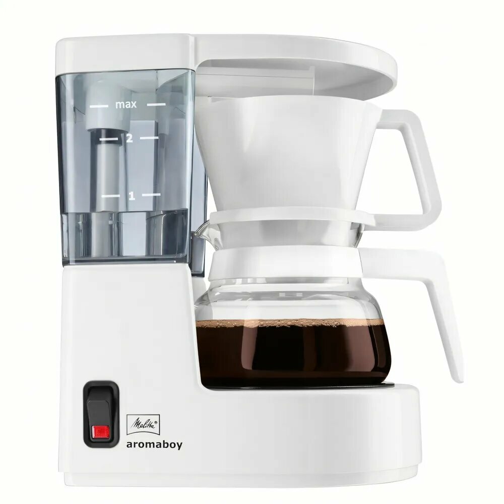 Melitta Кофеварка капельная Кофеварка капельного типа Aromaboy 1015-01, белый