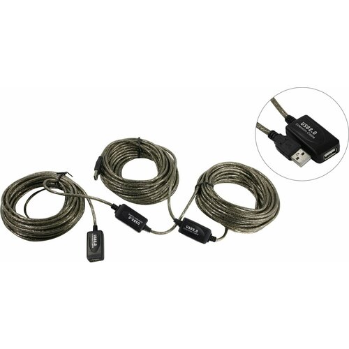 фото Кабель bpcable «b&p», активный, с усилителем, usb 2.0, a-->b, 25 м b&p cable collection
