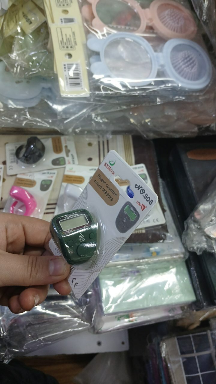 Электронные чётки на палец – цифровой счётчик, LED-дисплей, 0–99999, разные цвета