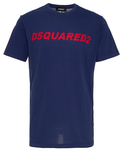 футболка DSQUARED2 S74GD0835 синий+красный 2xl