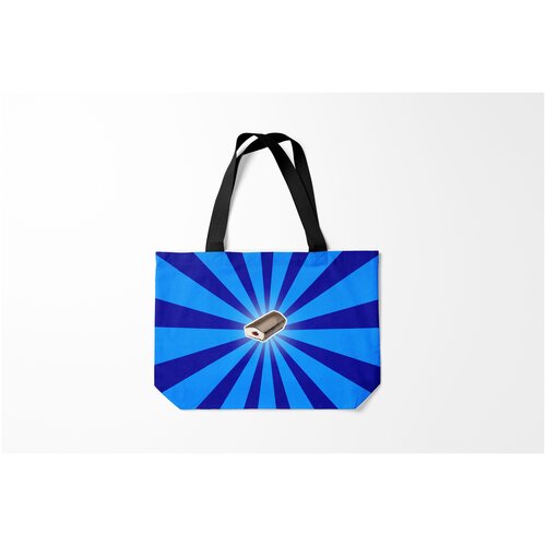 фото Сумка-шоппер / 46х35 см / мемы / глазированный сырок burnettie