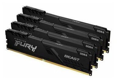 Память оперативная Kingston FURY Beast KF426C16BBK4128 3729400₽