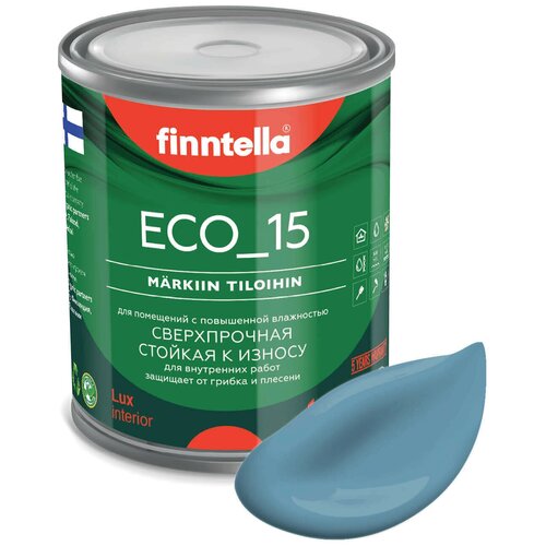 Краска акриловая finntella Eco_15 Antivandal полуматовая meri aalto 0.9 л