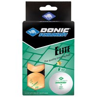 Мяч для настольного тенниса Donic 1* Elite, 6 шт, оранжевый