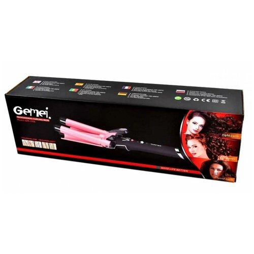 Тройная волна плойка-щипцы для завивки волос Geemy 149000₽