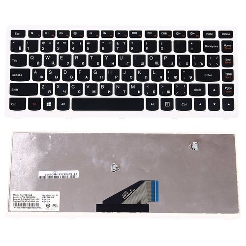 Клавиатура для Lenovo IdeaPad U310 (25-204960, AELZ7700110) клавиатура для ноутбука lenovo u310 белая рамка p n 25204960 aelz7700110 9z n7gsq d0r nsk bcdsq