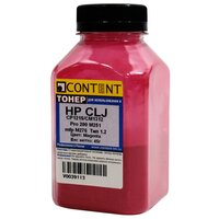 Тонер Content для HP CLJ CP1215/CM1312/Pro 200 M251/mfp M276, Тип 1.2, M, 45 г, банка