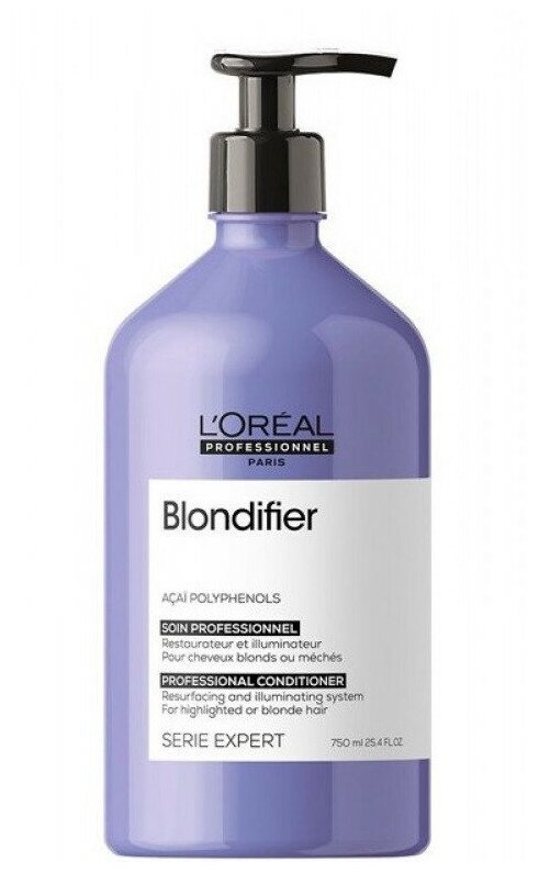 Loreal Professionnel Blondifier Gloss - Лореаль Блондифаер Глосс Кондиционер для осветленных волос, 750 мл NEW -