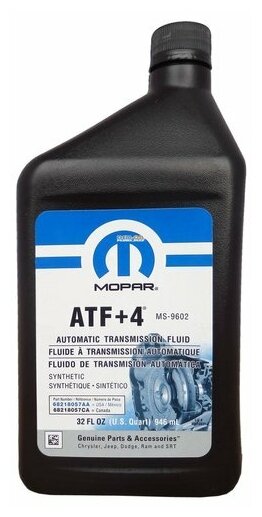 68218057aa_жидкость Гидравлическая (0.946l) Atf+4 !Синт. CHRYSLER арт. 68218057AA