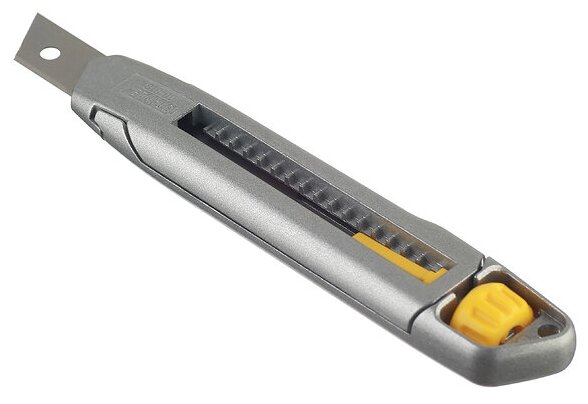 Нож строительный Stanley Interlock 18 мм с ломающимся лезвием
