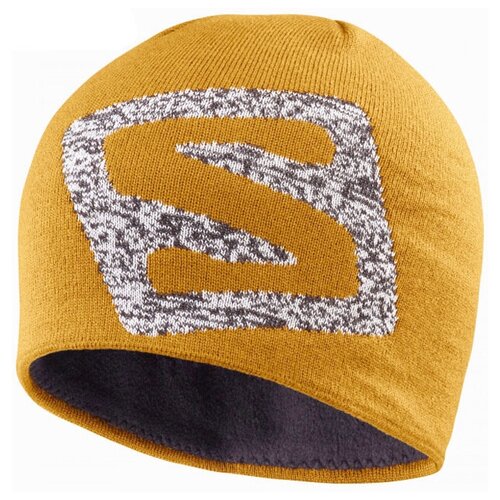 фото Шапка salomon graphic beanie white/white