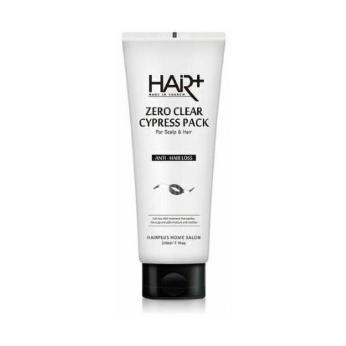 Успокаивающая маска против выпадения волос с экстрактом кипариса Hair Plus Zero Clear Cypress Pack, 210мл