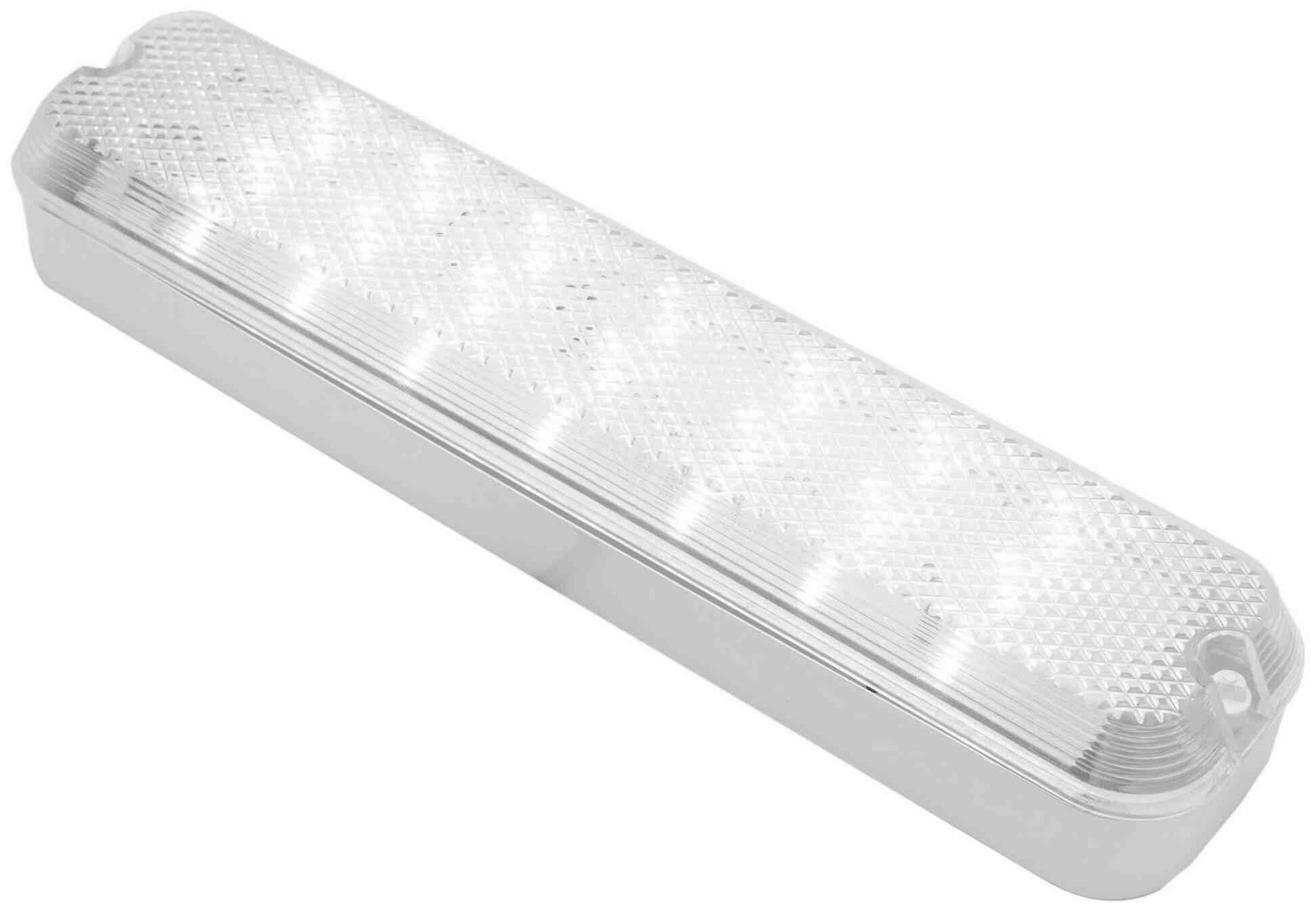 Настенно-потолочный светодиодный светильник Apeyron ДПБ 01-6-001 антивандальный в форме прямоугольника, цвет белый, мощность 6 Вт, световой поток 700 Лм, степень защиты IP40. - фотография № 4