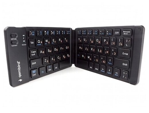 Беспроводная клавиатура Gembird KBW-6, Bluetooth ,67 клавиш, складная, ультратонкая