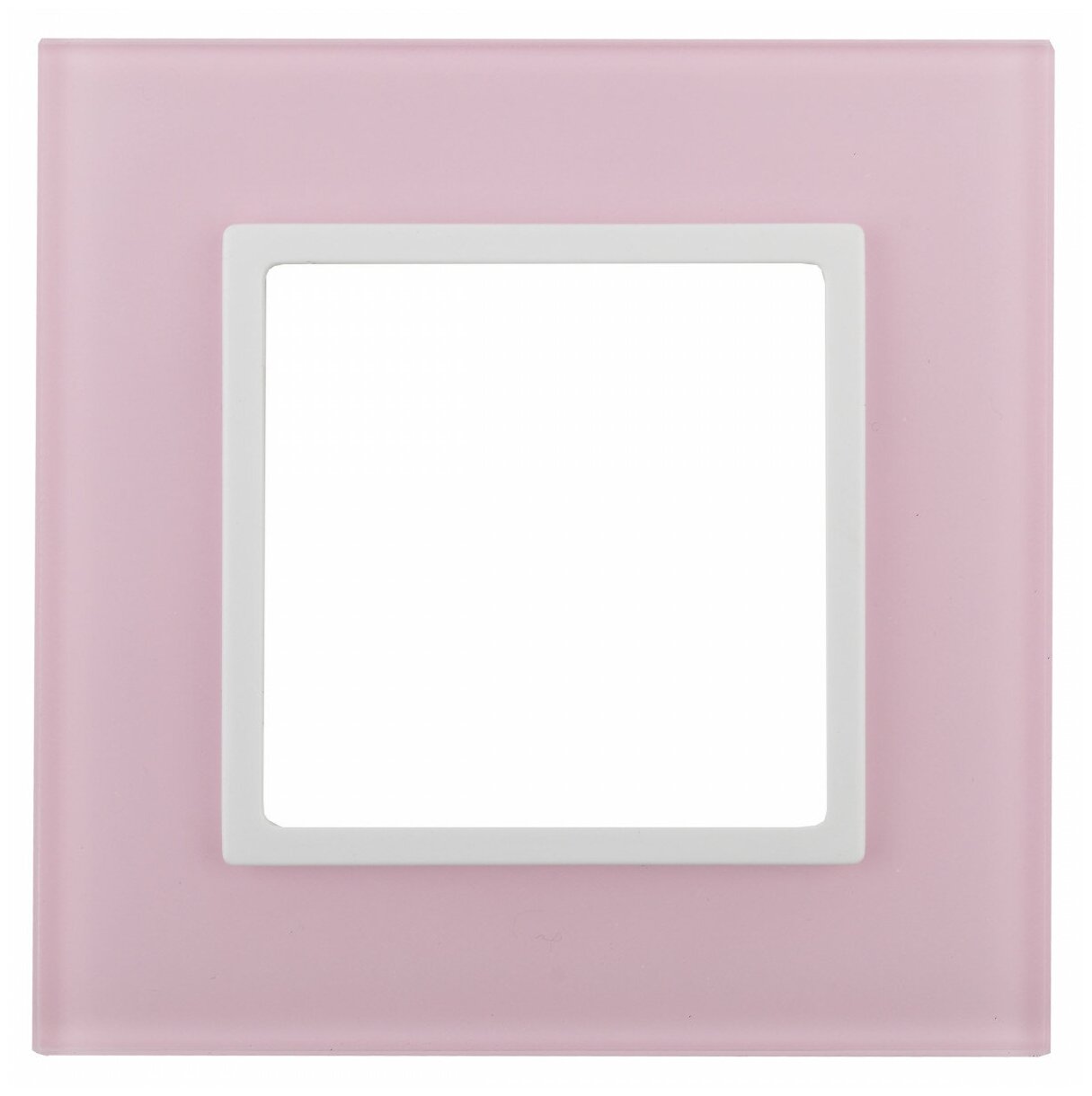 14-5101-30 14-5101-30 ЭРА Рамка на 1 пост, стекло, Эра Elegance, розовый+бел, цена за 1 шт