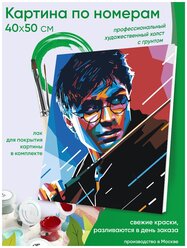 Раскраска Картина по номерам "Гарри Поттер Harry Potter" 40x50 на холсте. Производство Россия. GB4050-0241" GreenBrush