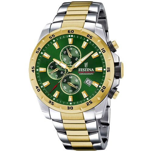 Наручные часы FESTINA Chrono Sport Наручные часы Festina F20562/3 с хронографом, мультиколор, зеленый