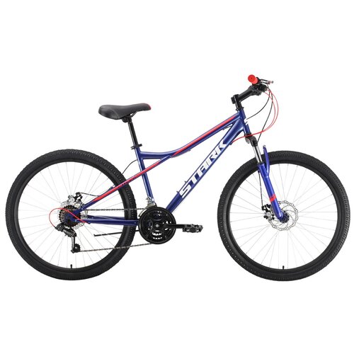 Горный (MTB) велосипед STARK Slash 26.1 D Steel (2022) синий/красный 16 (требует финальной сборки)