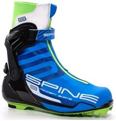 Лыжные ботинки Spine Concept Skate 496М SNS (синий/черный/салатовый) 2020-2021 38 EU